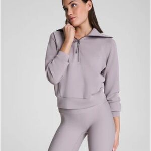 NWT Spanx Air Essentials quarter zip